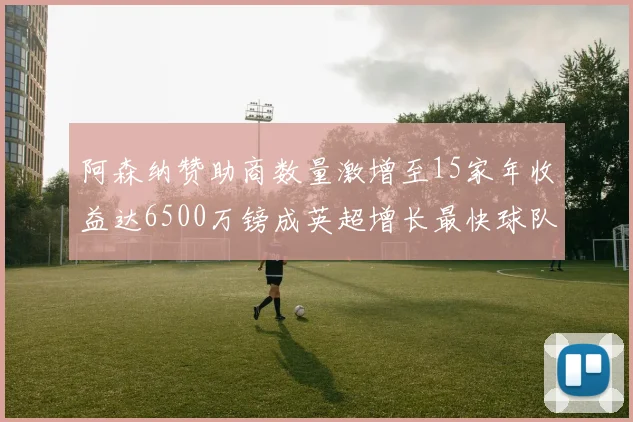 阿森纳赞助商数量激增至15家年收益达6500万镑成英超增长最快球队